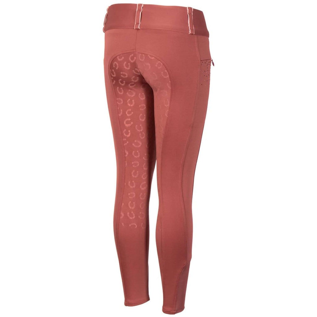 Harry's Horse Reitleggings Equitights Diva Mauvewood Full Grip Mauvewood