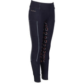 Harry's Horse Reithose Equitights Diva Mauvewood Denim Full Grip Collegiate-Blue