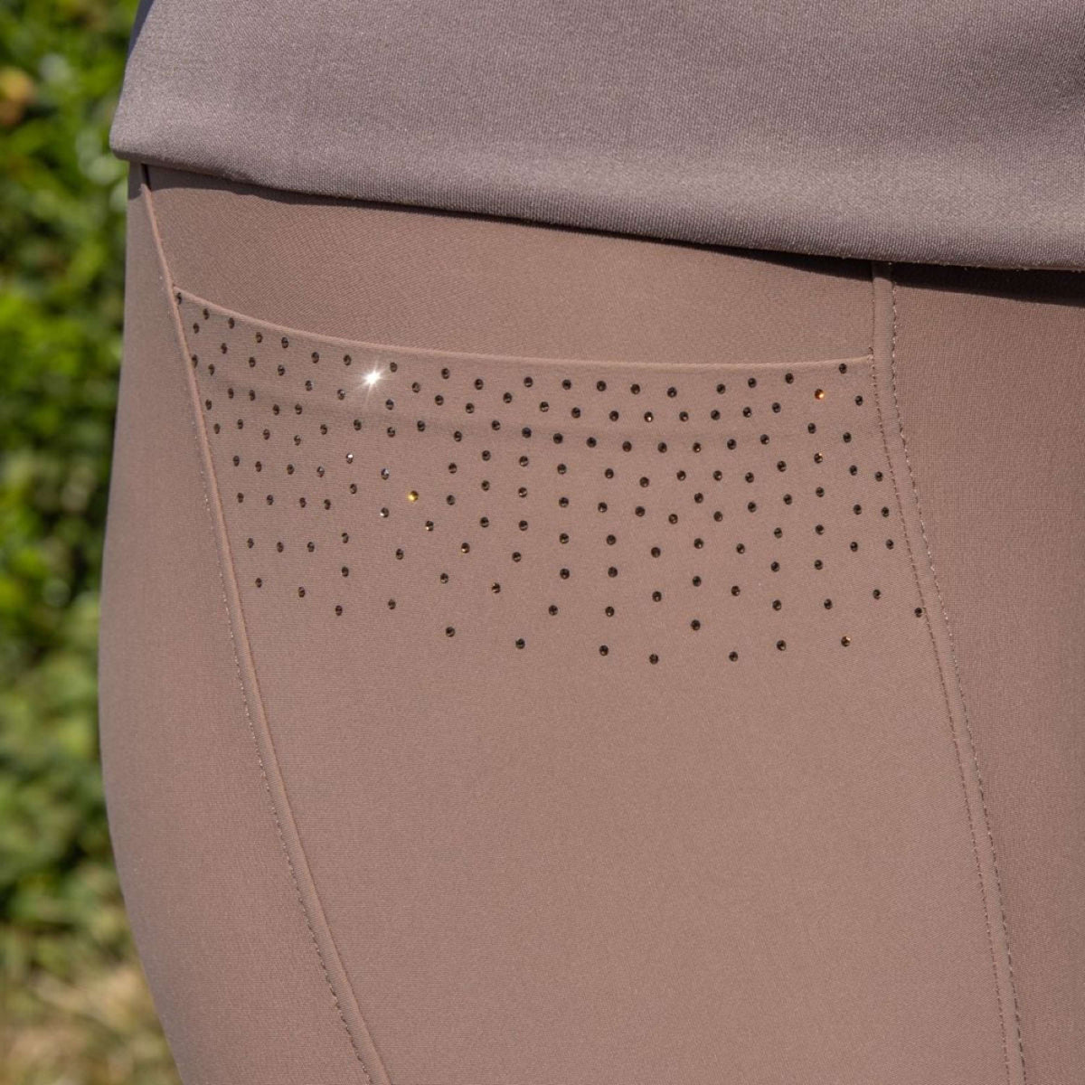 Harry's Horse Reitleggings Classy Full Grip Coffee Quartz