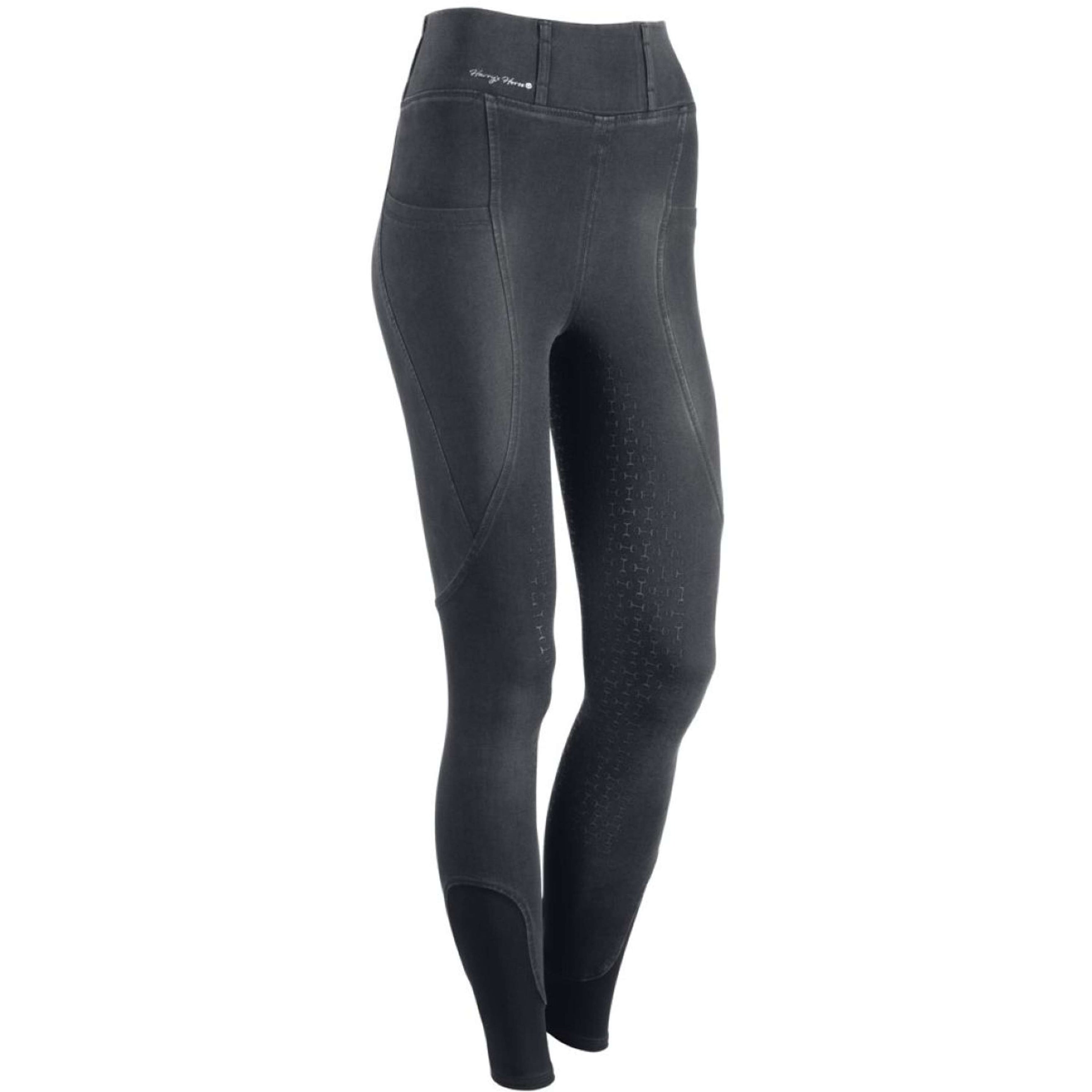 Harry's Horse Reitleggings Trendy Full Grip Black Sand Harry's Horse Reitleggings Trendy Full Grip Black Sand