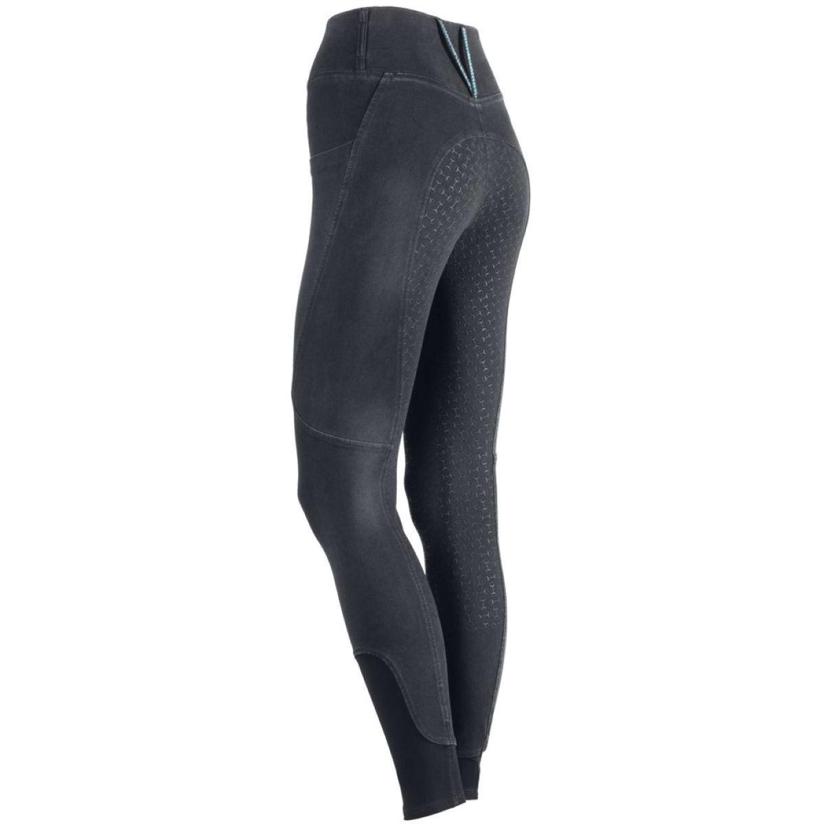 Harry's Horse Reitleggings Trendy Full Grip Black Sand