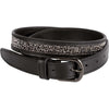 Harry's Horse Gürtel Leder Crystal Drops Gunmetal
