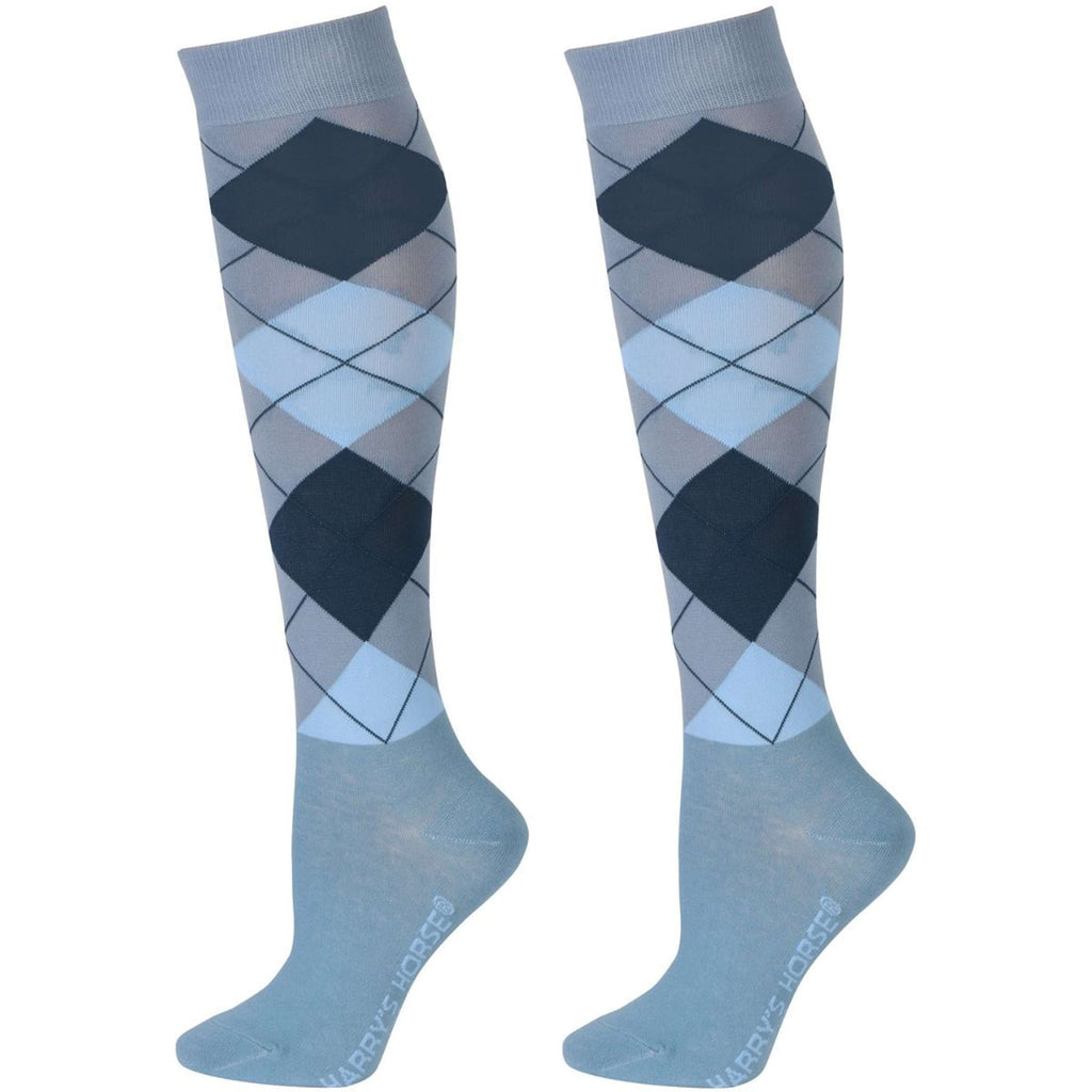 Harry's Horse Reitsocken Arygle Hellblau