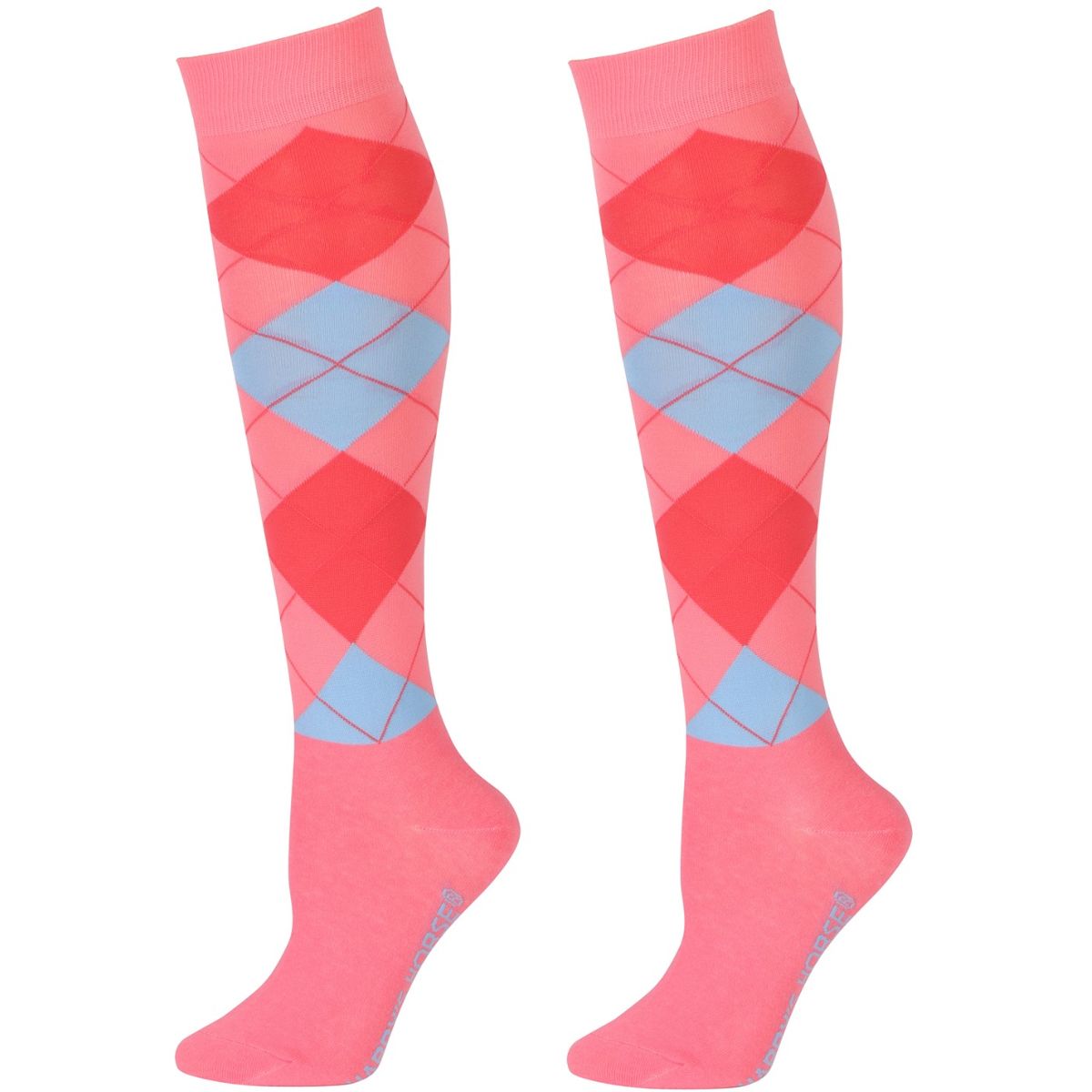 Harry's Horse Reitsocken Arygle Rosa
