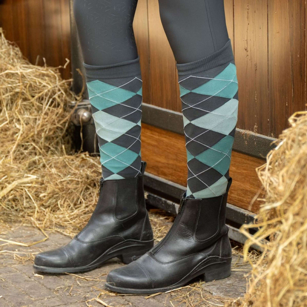 Harry's Horse Socken Check Black Sand