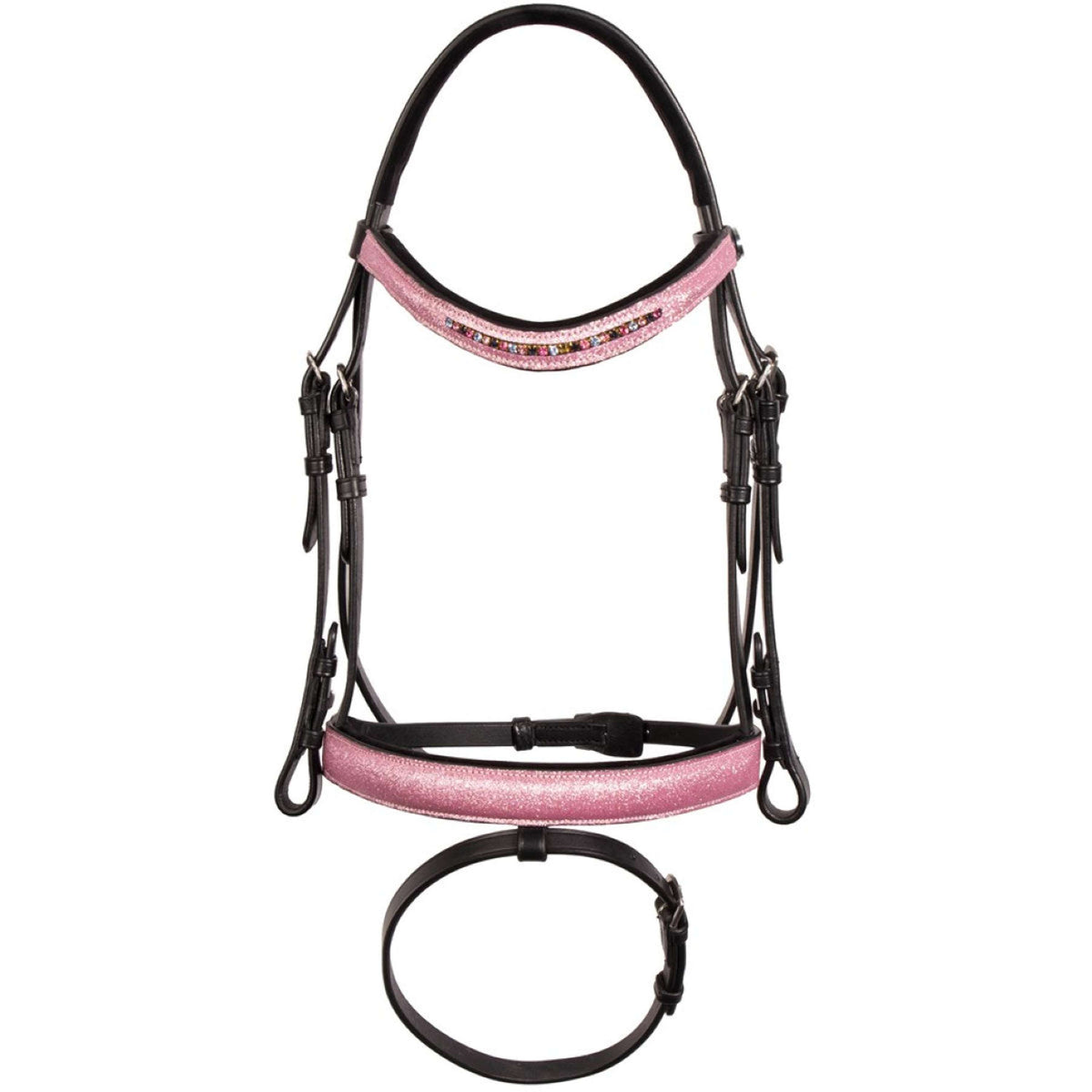 Harry's Horse Zaum Diva Mauvewood Schwarz