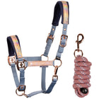 Harry's Horse Halfterset Diva Mauvewood Faded-Denim