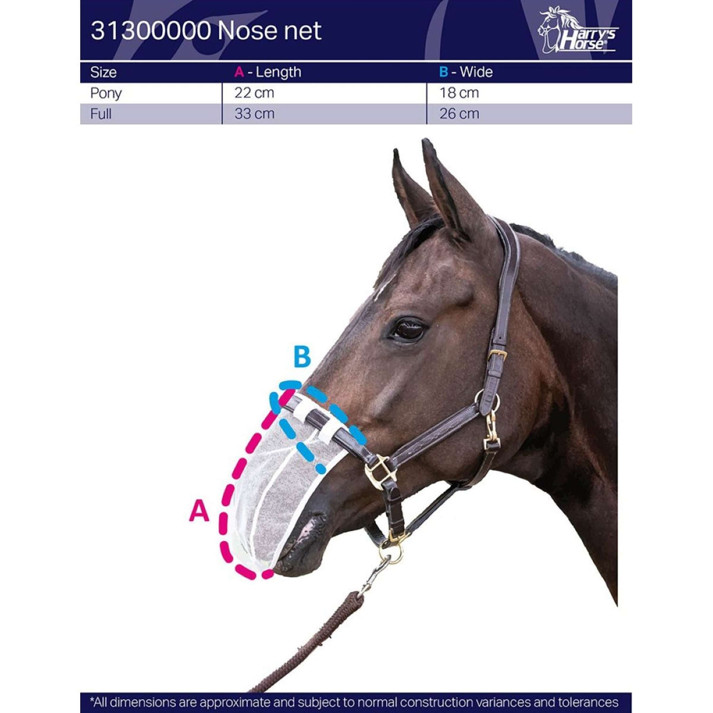 Harry's Horse Nasenschutz Weiß