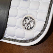 Harry's Horse Schabracke Reverso Competition Gunmetal Dressur Weiß