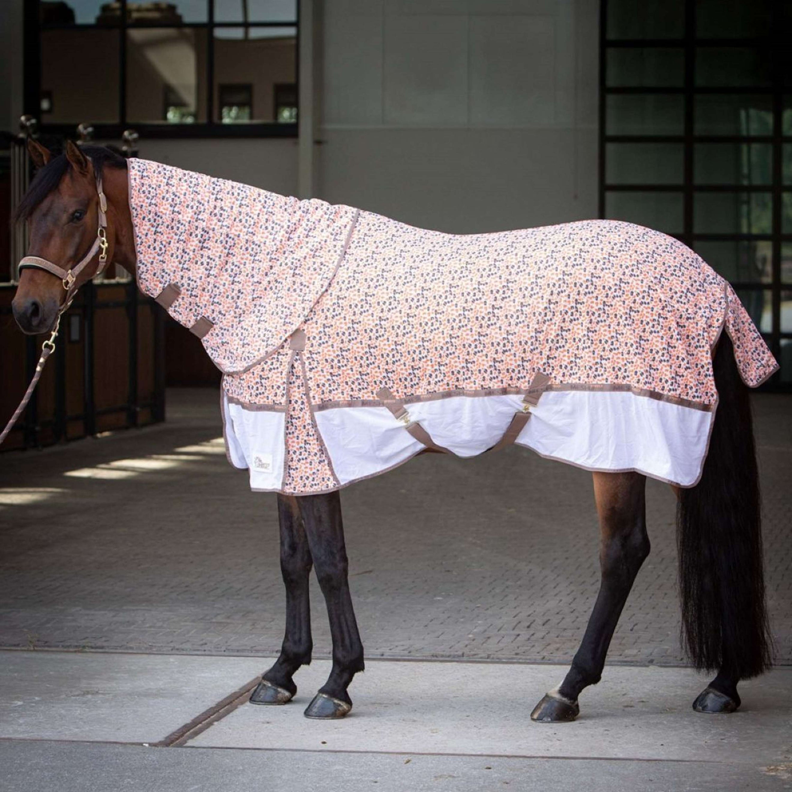 Harry's Horse Fliegendecke Mesh-Pro Camo Taupe Grey Harry's Horse Fliegendecke Mesh-Pro Camo Taupe Grey