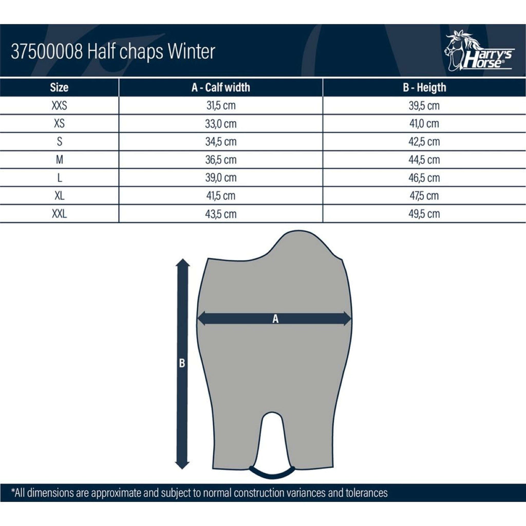 Harry's Horse Reitletten Winter Schwarz