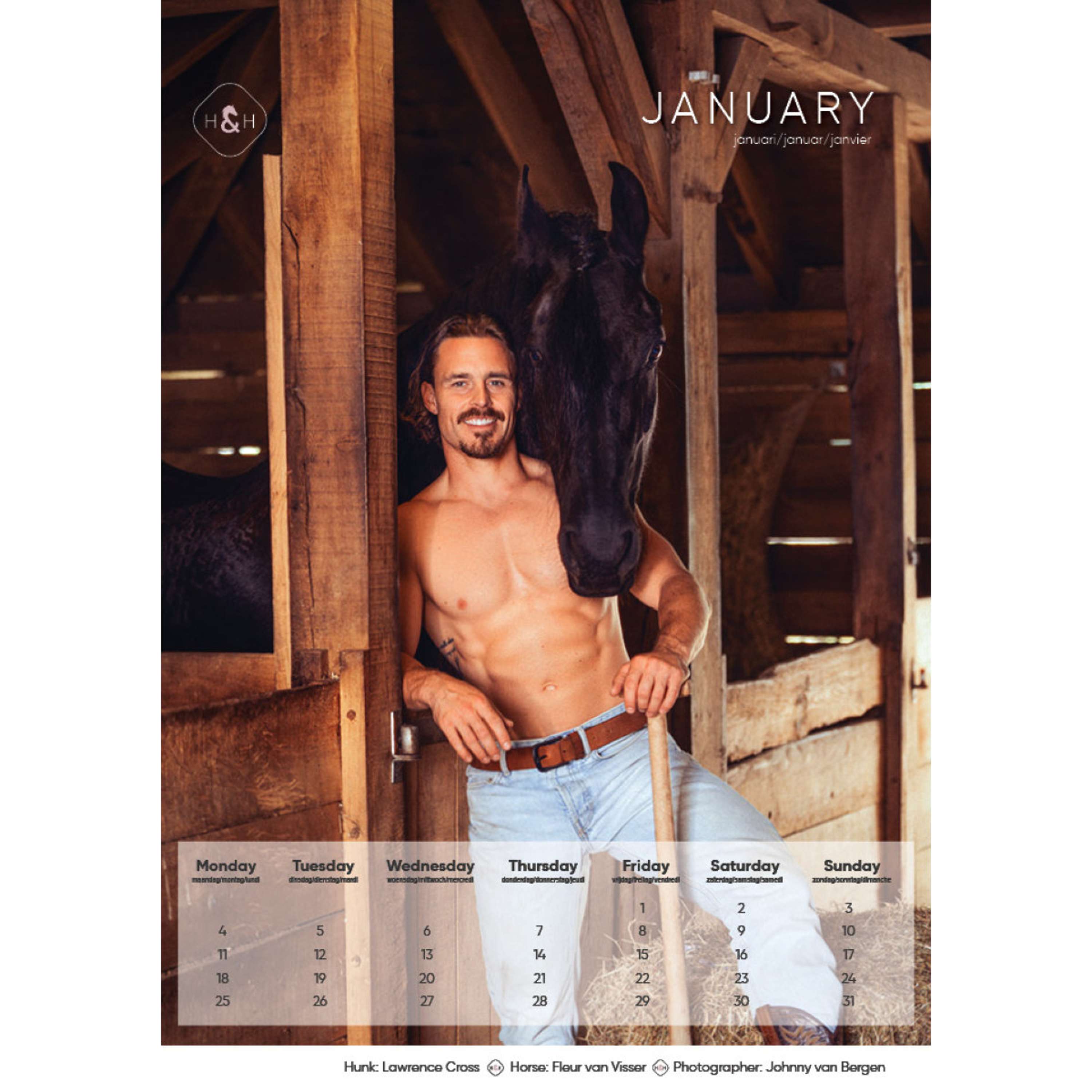 Horse and Hunk Kalender 2027