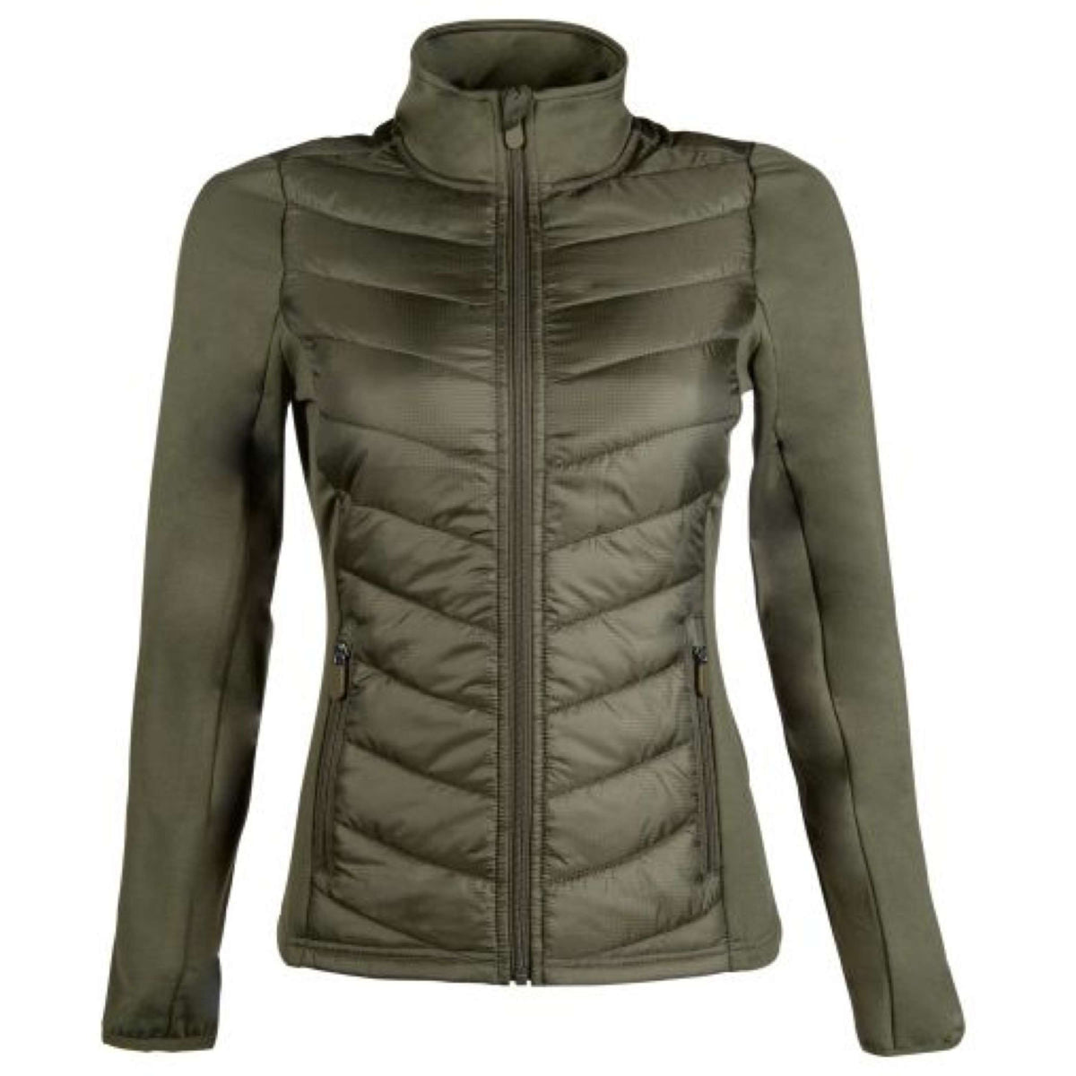 HKM Jacke Prag Nylon Olivgrün