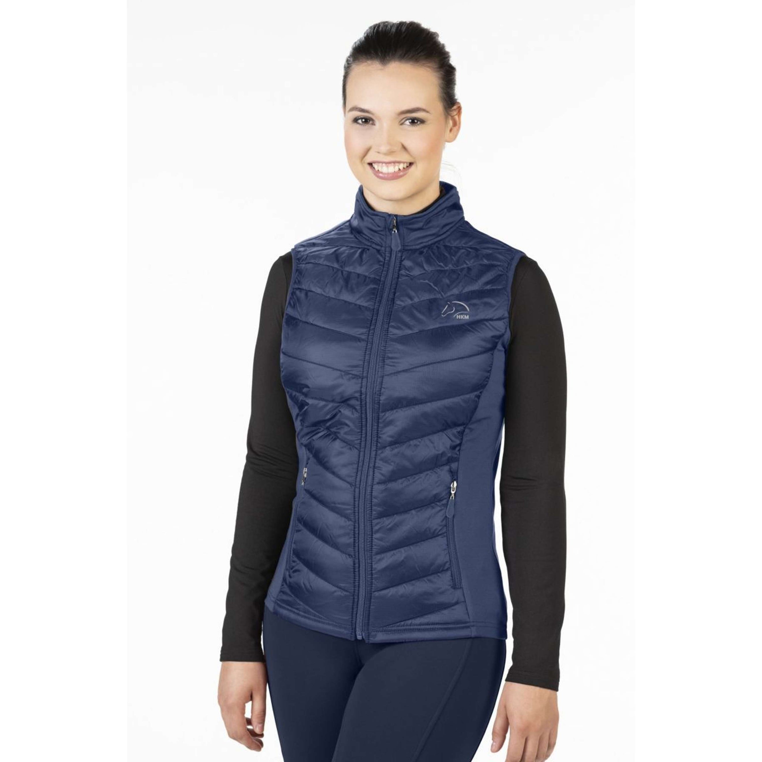 HKM Weste Jersey Basel Dunkelblau HKM Weste Jersey Basel Dunkelblau