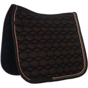 HKM Schabracke Rosegold Glamour Dressur Braun/Rosegold