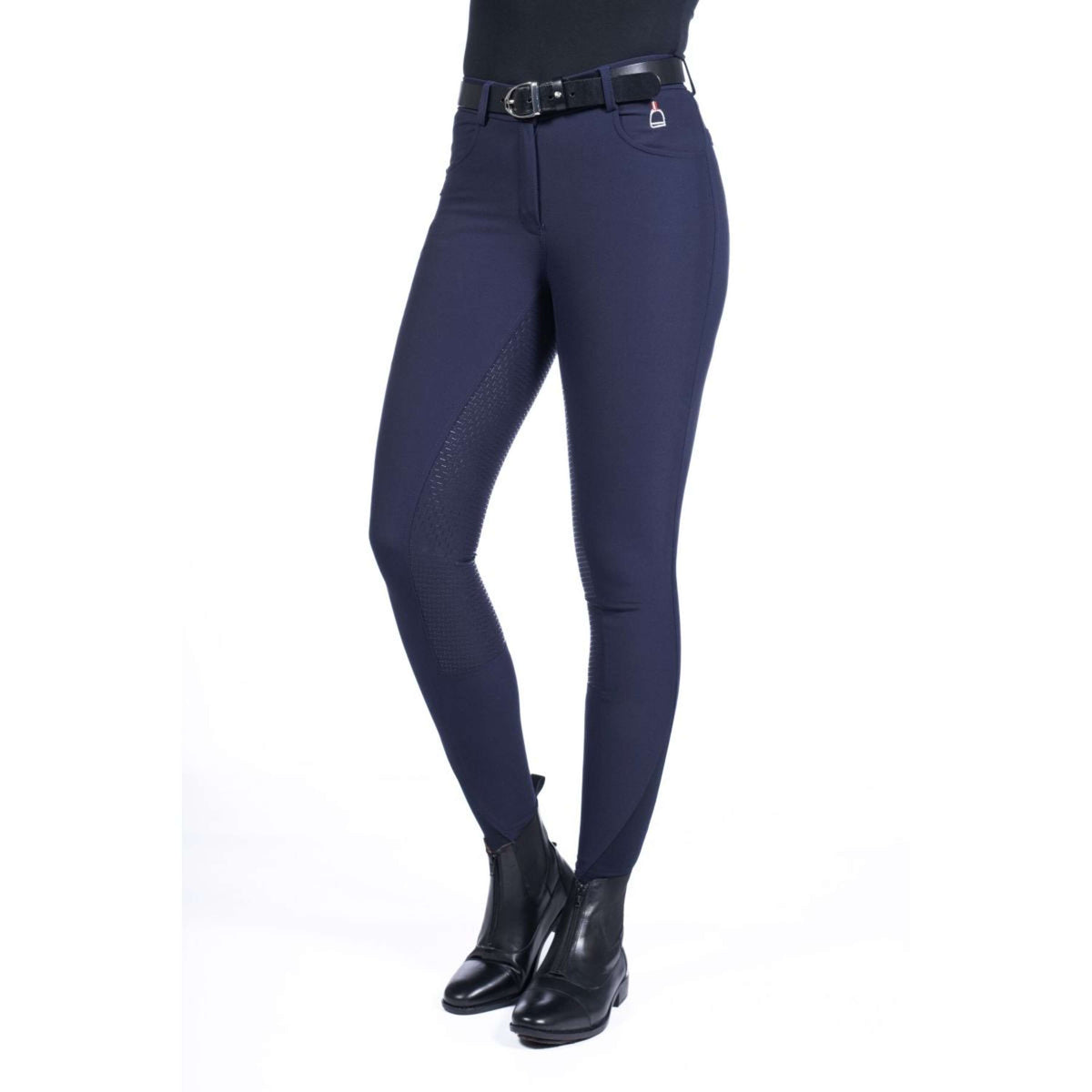 HKM Reithose Equine Sports Full Grip Dunkelblau