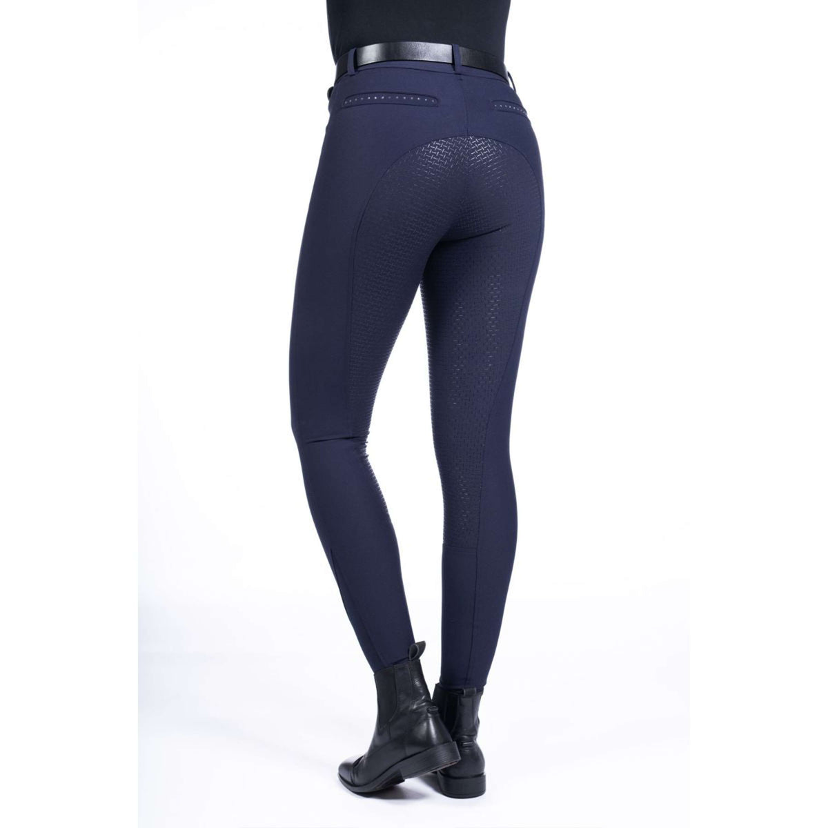 HKM Reithose Equine Sports Full Grip Dunkelblau