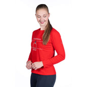 HKM Longsleeve Equine Sports Rot