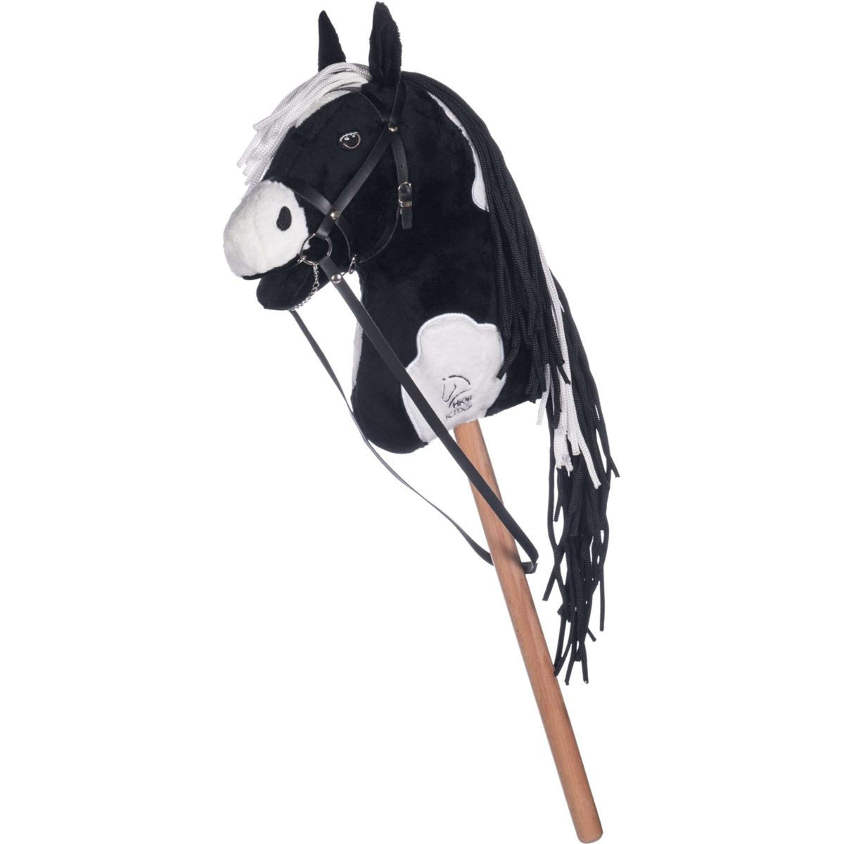 HKM Hobby Horse Schwarz/Weiß