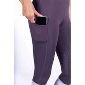 HKM Reitleggings Lavender Bay Full Seat Dunkellila