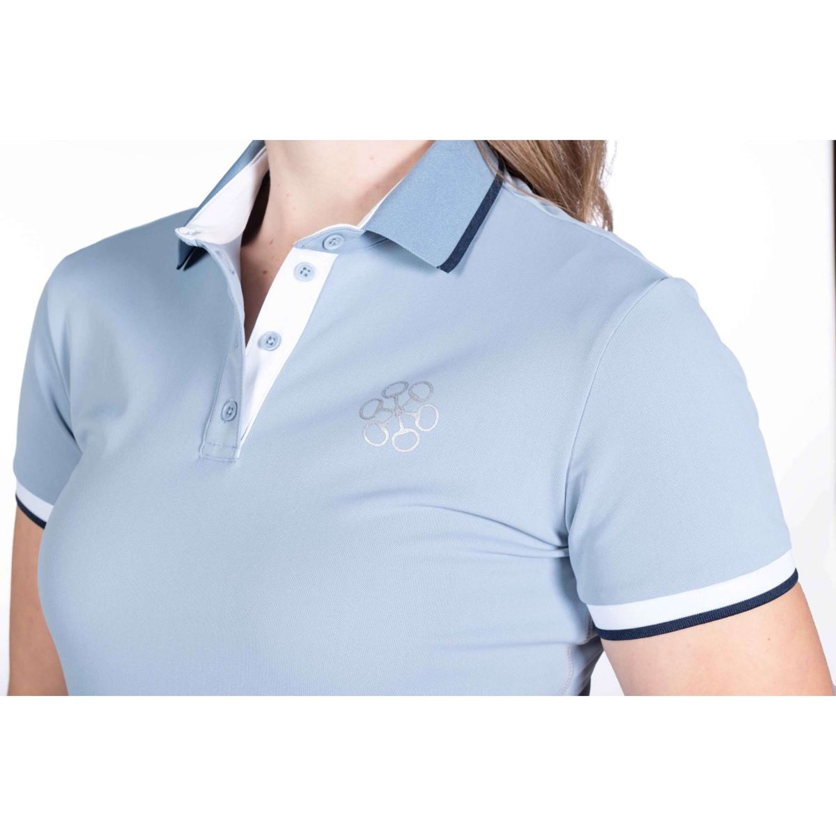 HKM Poloshirt Bloomsbury Rauchblau