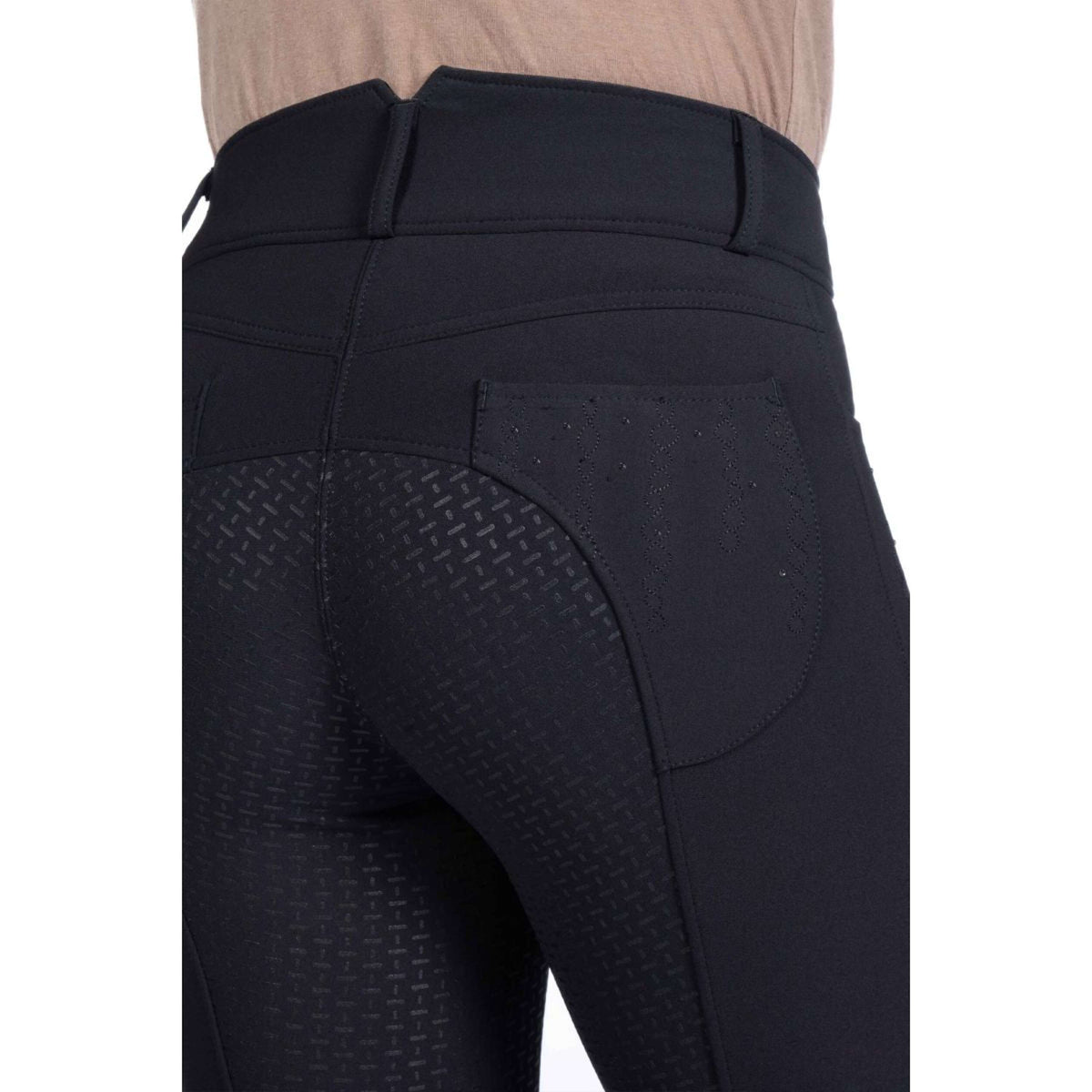 HKM Reithose Savona Full Grip Schwarz