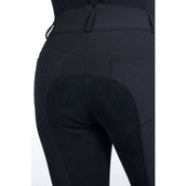 HKM Reithose Savona Alos Full Grip Schwarz