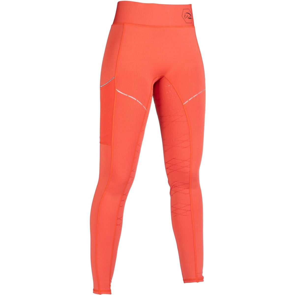 HKM Reitleggings Savona Full Grip Rot