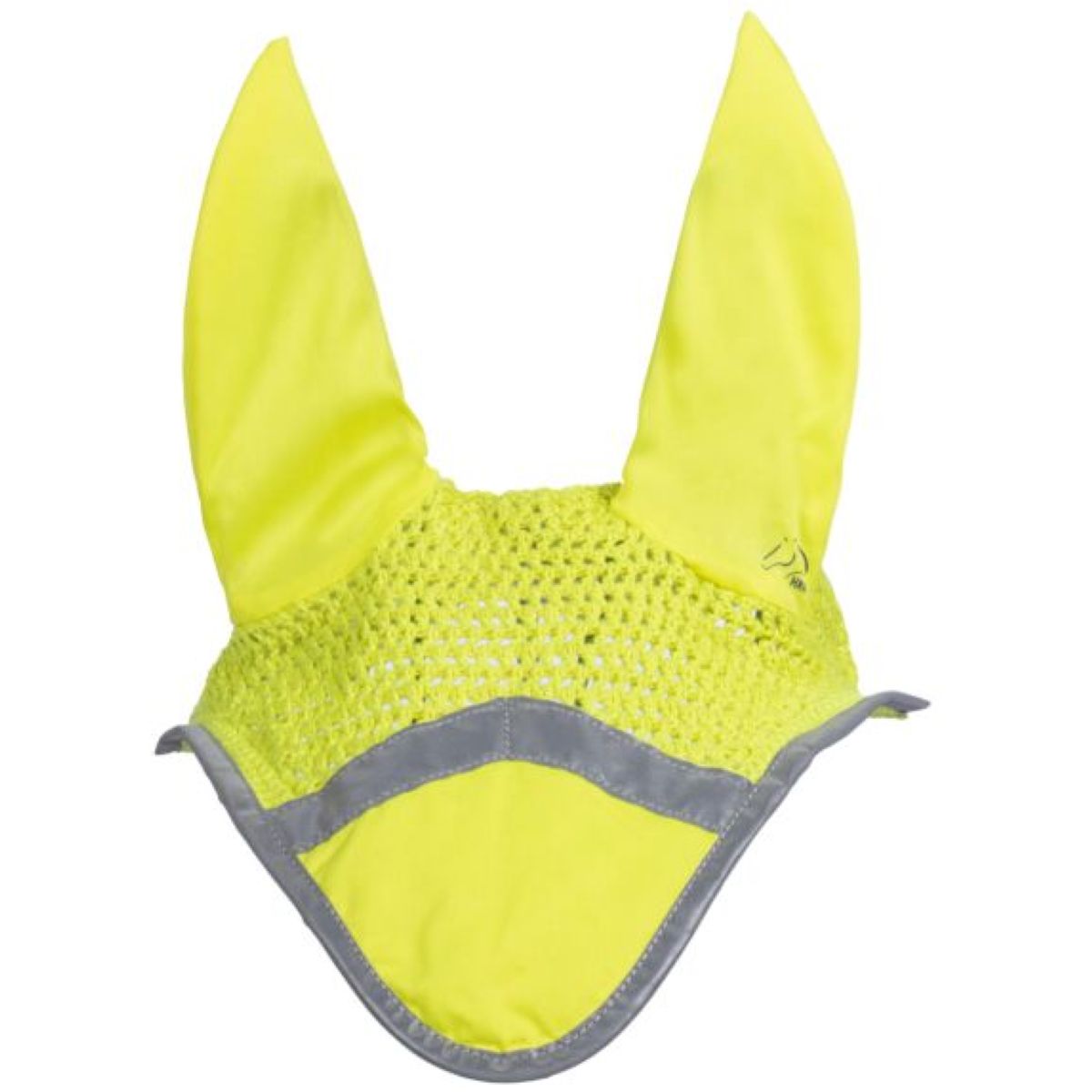 HKM Fliegenhaube Reflective Neon Gelb