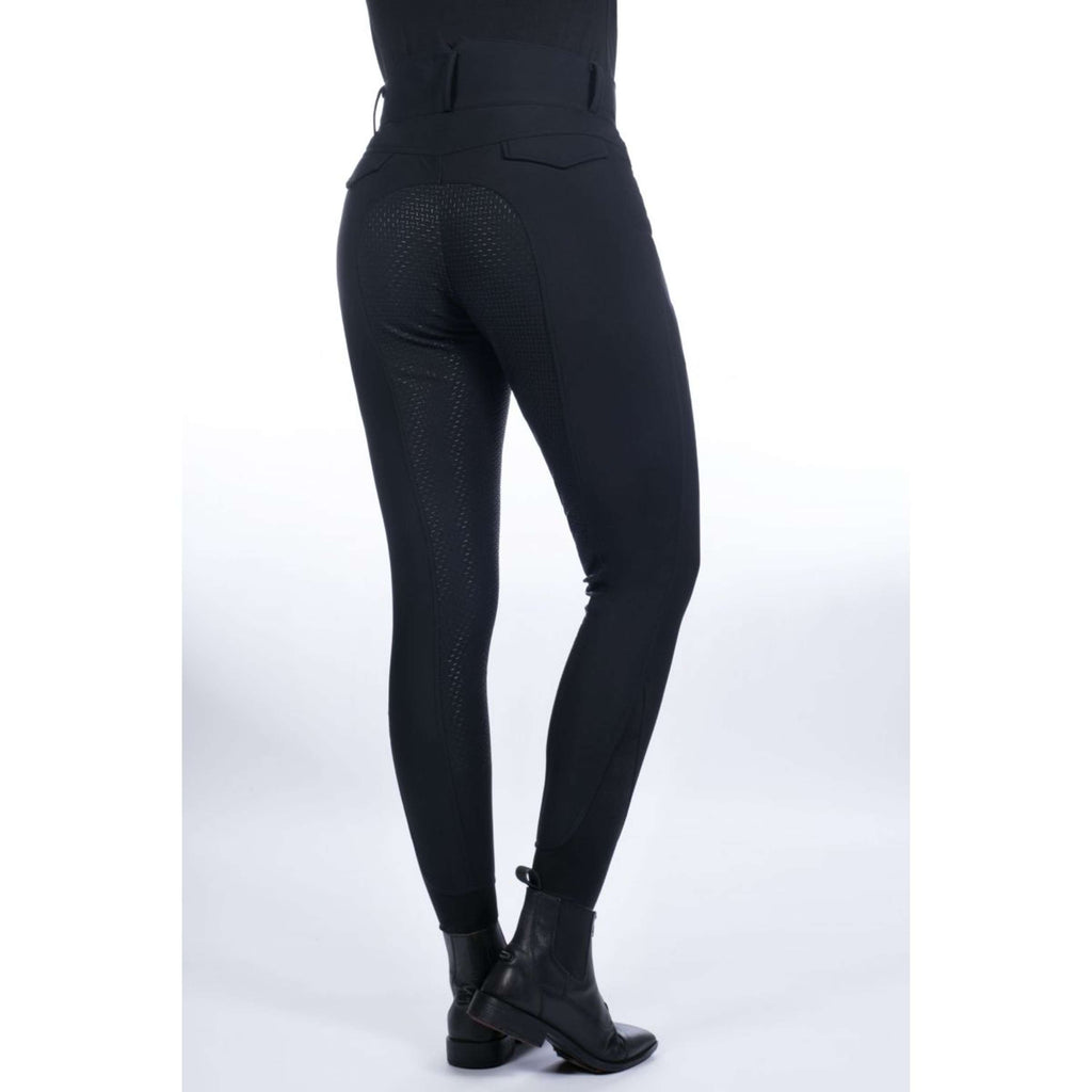 HKM Reithose Keep Warm Full Grip Schwarz