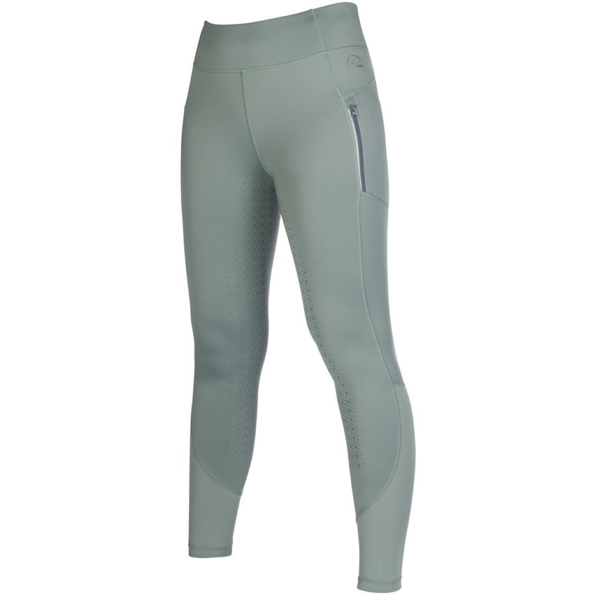 HKM Reitleggings Harbour Island Full Grip Salbei