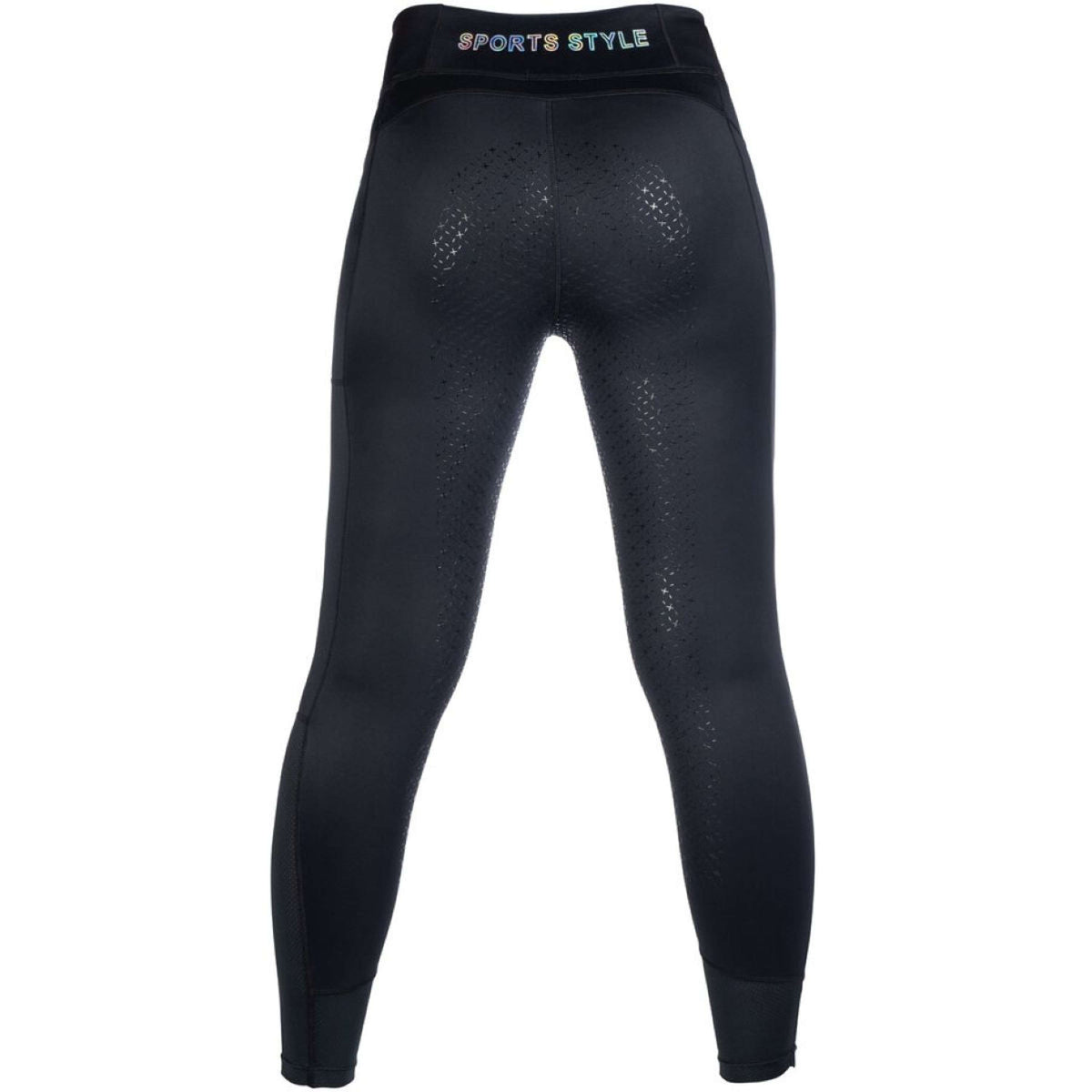 HKM Reitleggings Harbour Island Full Grip Schwarz