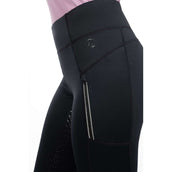 HKM Reitleggings Harbour Island Full Grip Schwarz