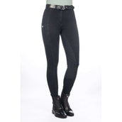 HKM Reithose Harbour Island Denim Full Grip Schwarz