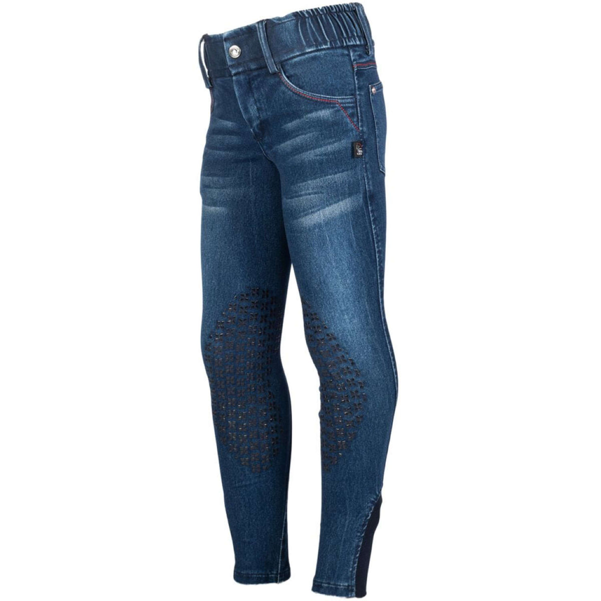 HKM Reithose Aymee Denim Knie Grip Dunkel blau