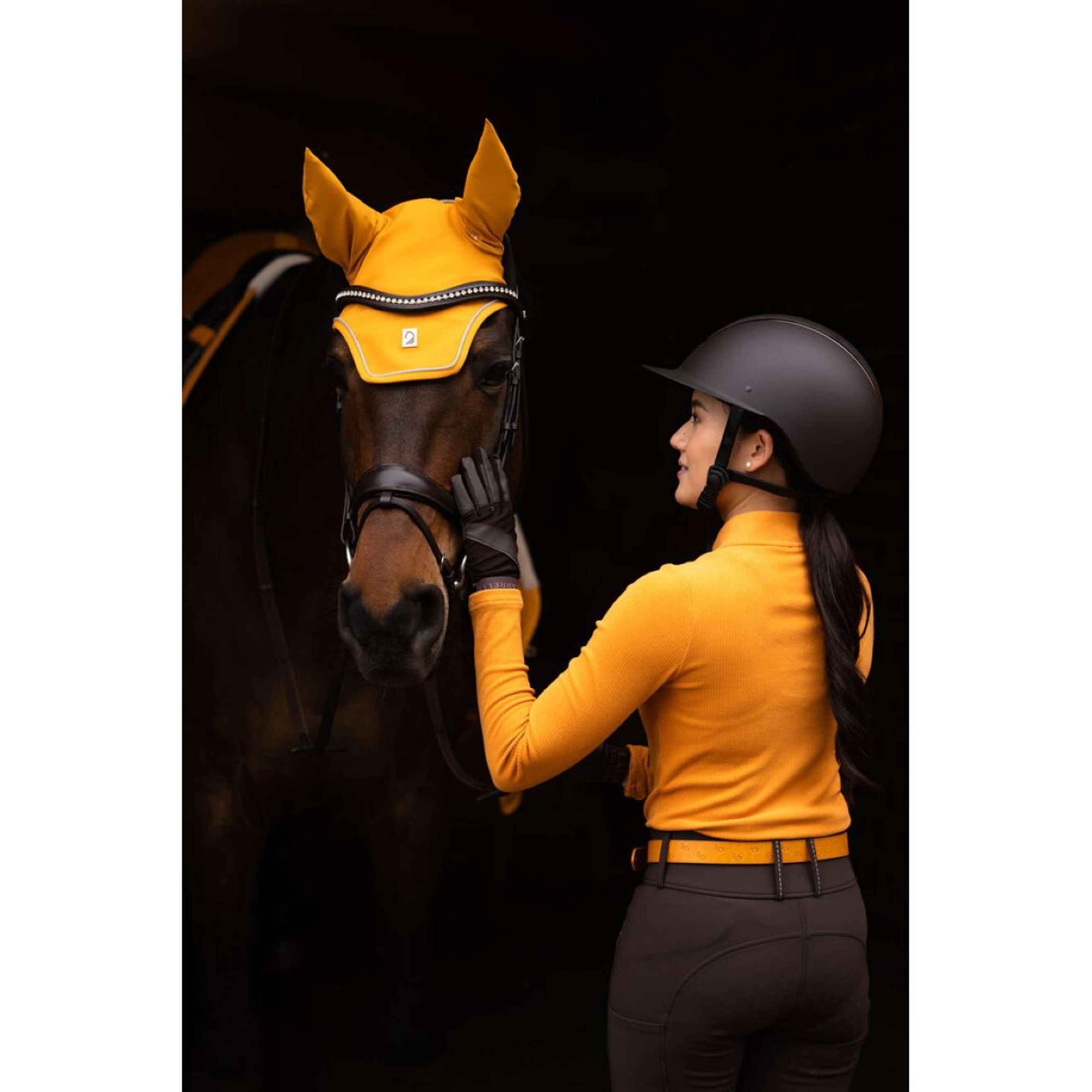 HKM Fliegenhaube Livignio Lauria Garelli Soft Senffarben HKM Fliegenhaube Livignio Lauria Garelli Soft Senffarben