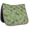HKM Schabracke Naples Dressur Grün/Rosa
