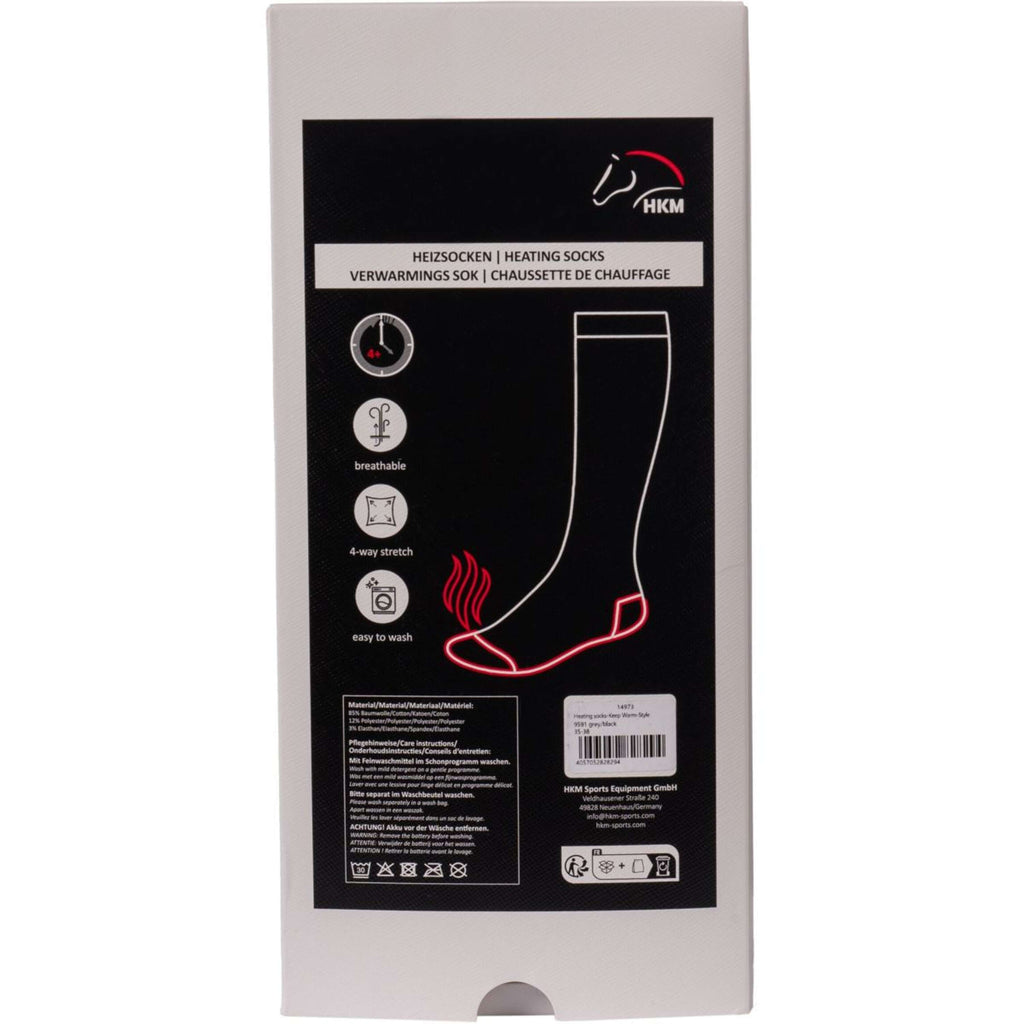 HKM Socken Keep Warm Schwarz