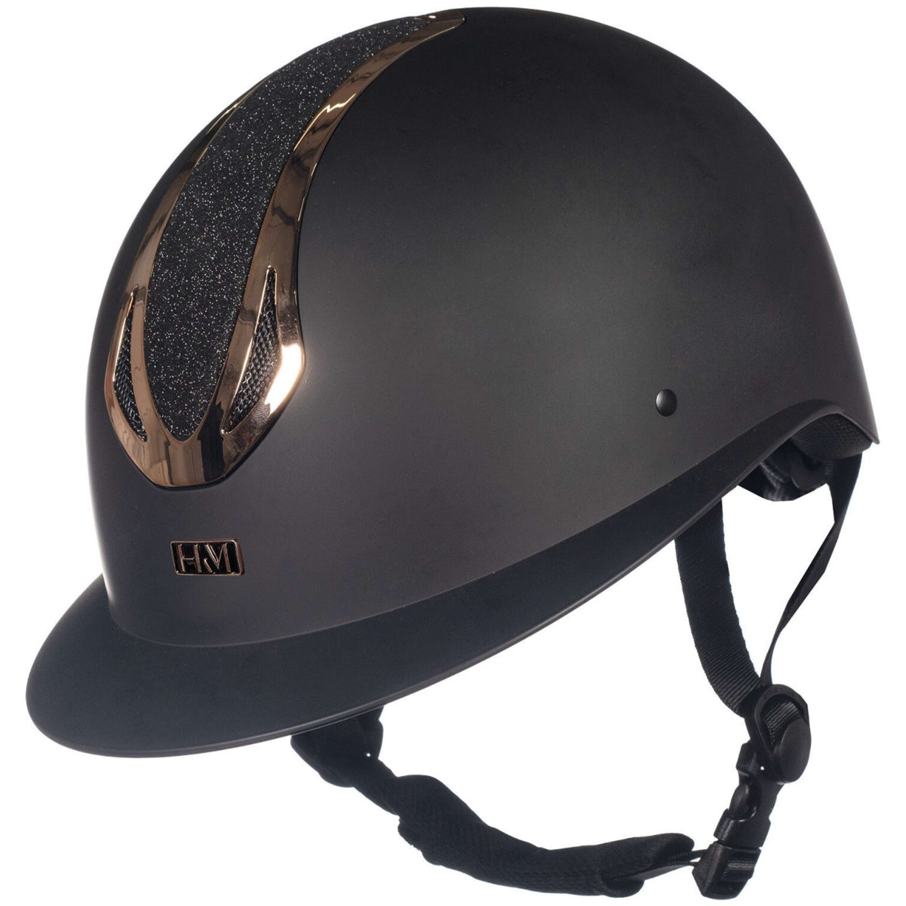 HKM Reithelm Illusion Schwarz/Roségold
