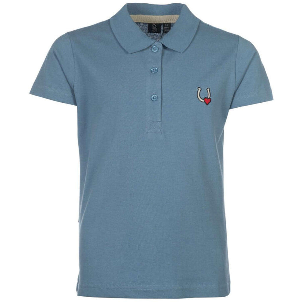 HKM Poloshirt Claire Rauchblau