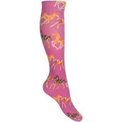 HKM Reitsocken Pony Club Rosa