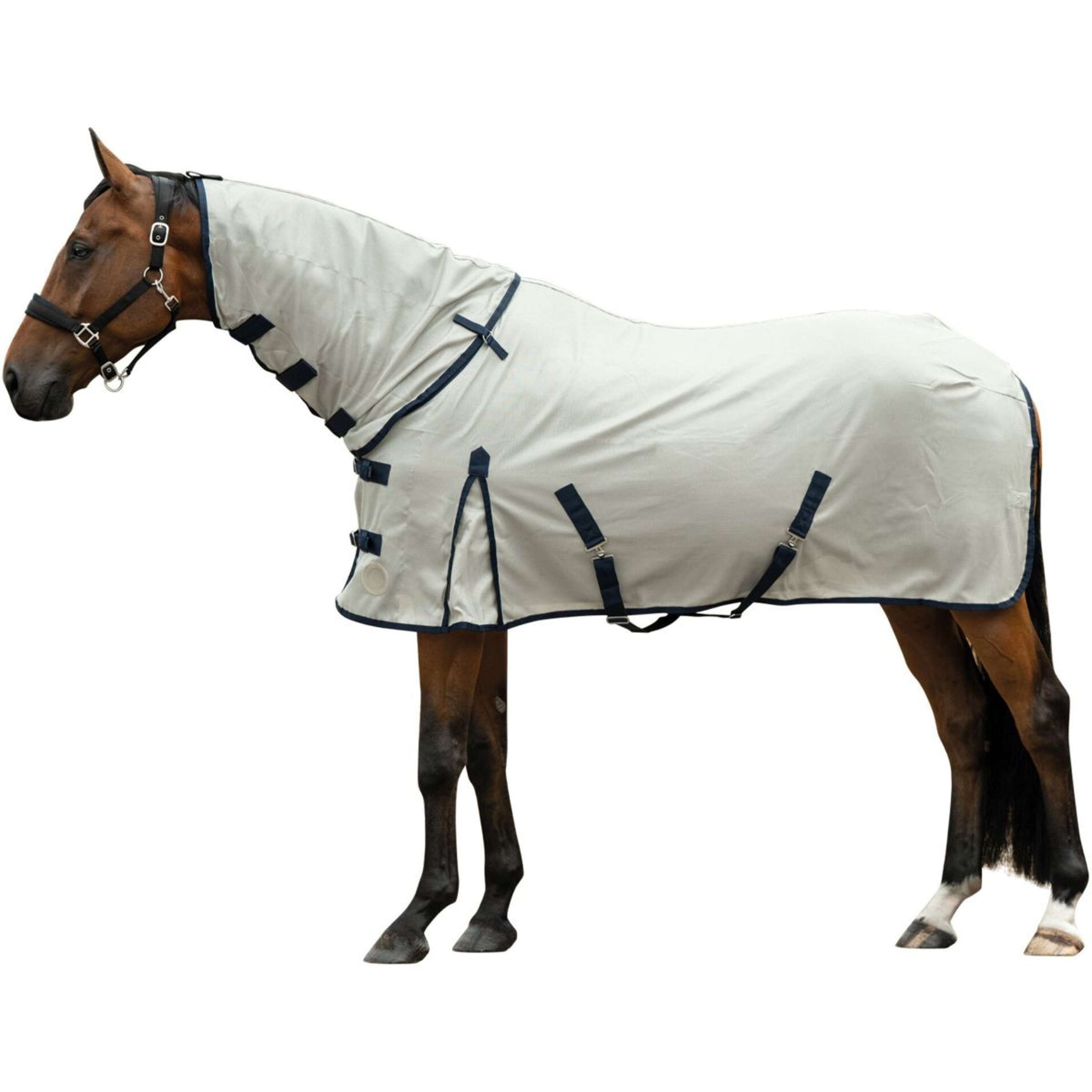 HKM Fliegendecke Rain II Abnehmbarer Hals Grau HKM Fliegendecke Rain II Abnehmbarer Hals Grau