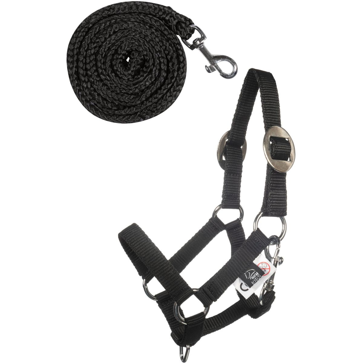 HKM Hobby Horsing Halfterset Schwarz