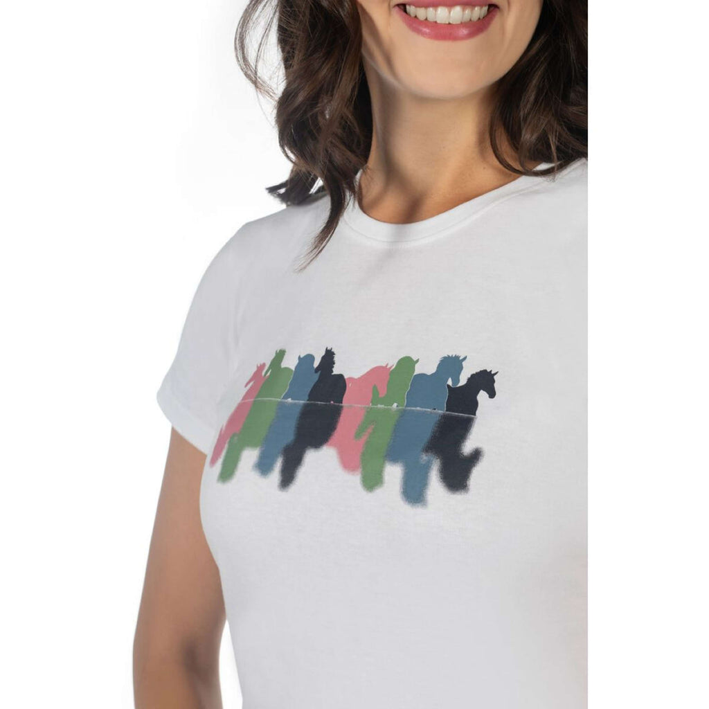 HKM T-Shirt Mirror Weiß