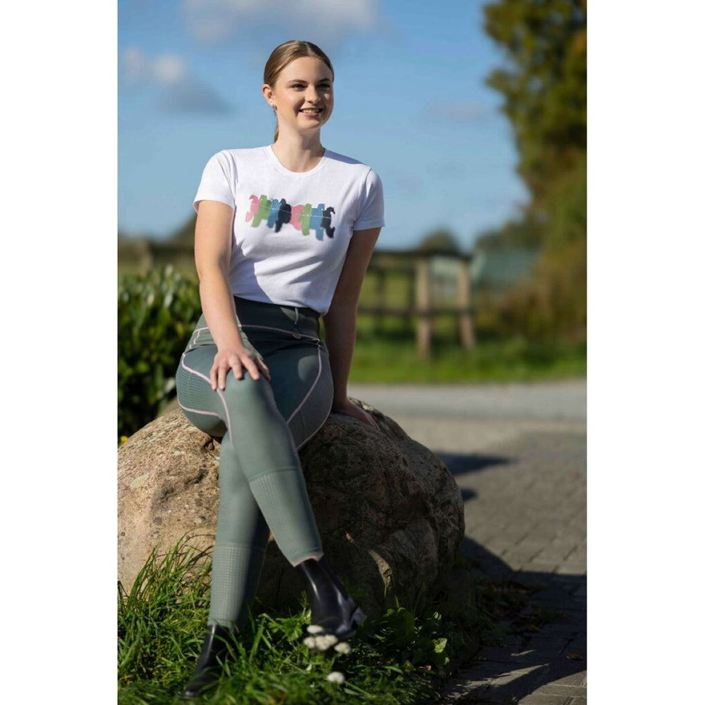 HKM T-Shirt Mirror Weiß