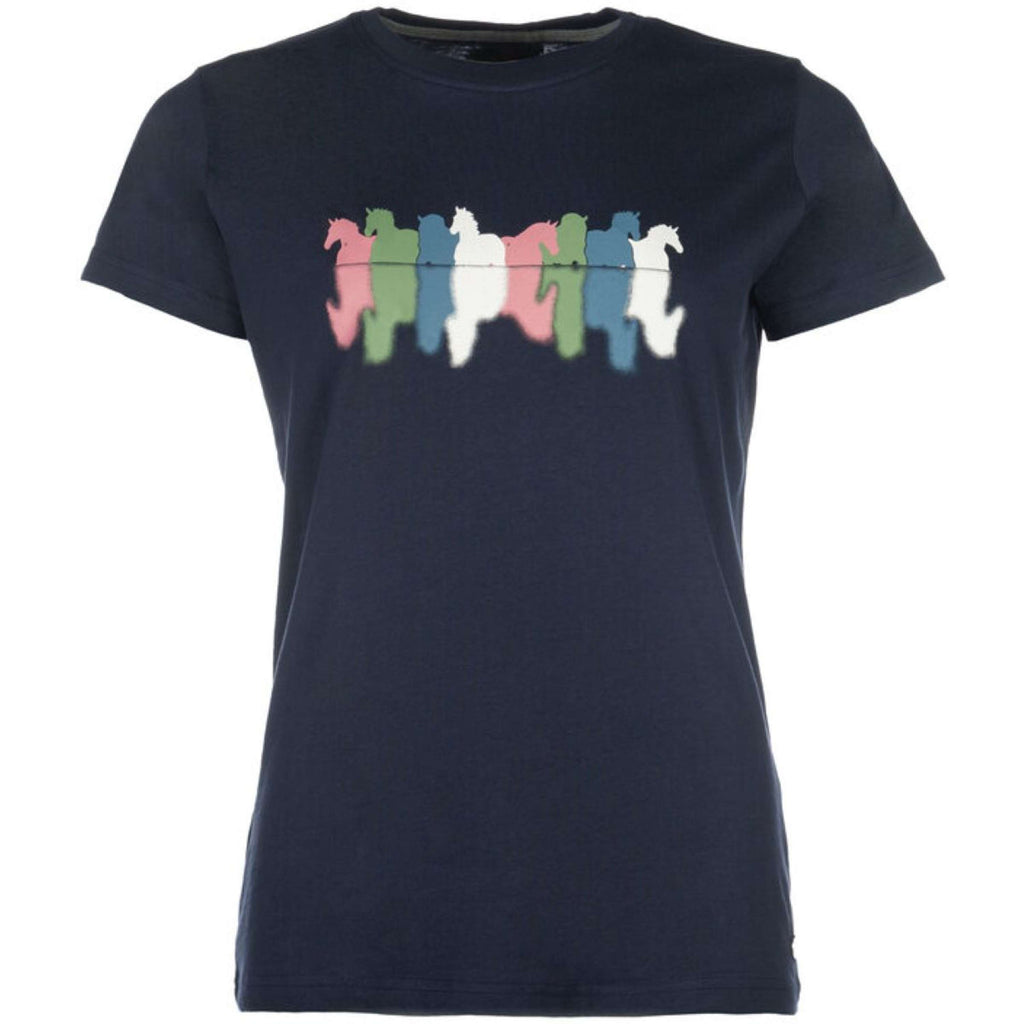 HKM T-Shirt Mirror Dunkel blau