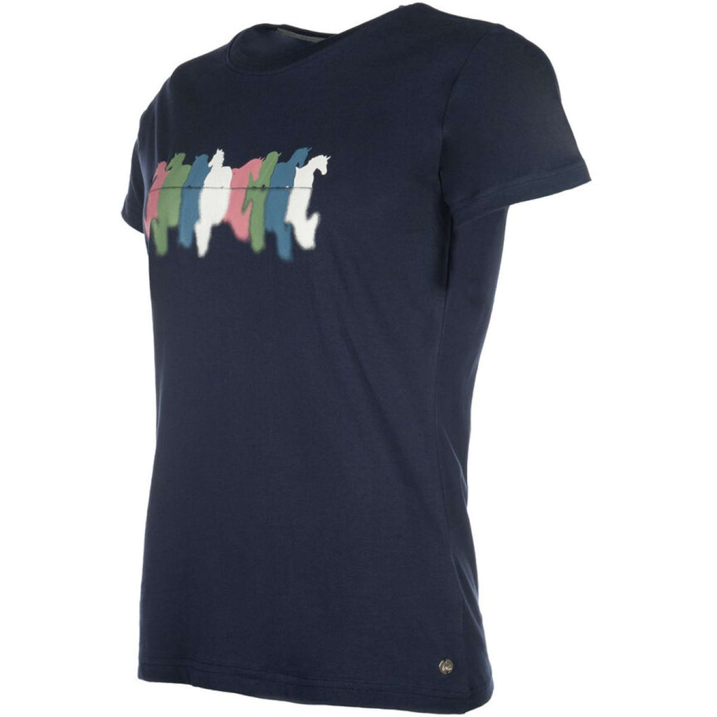 HKM T-Shirt Mirror Dunkel blau