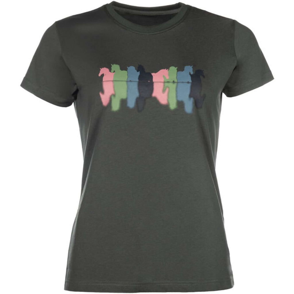 HKM T-Shirt Mirror Graugrün