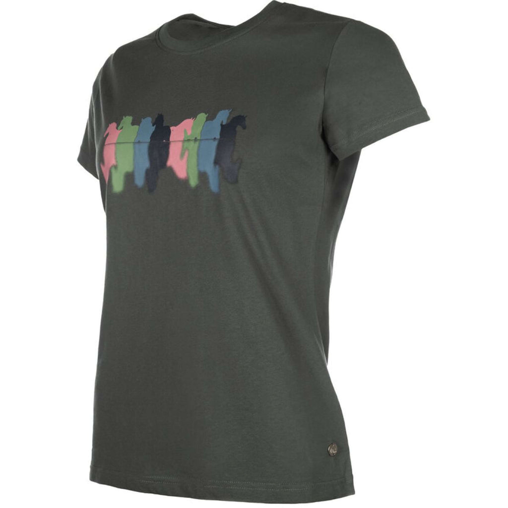 HKM T-Shirt Mirror Graugrün