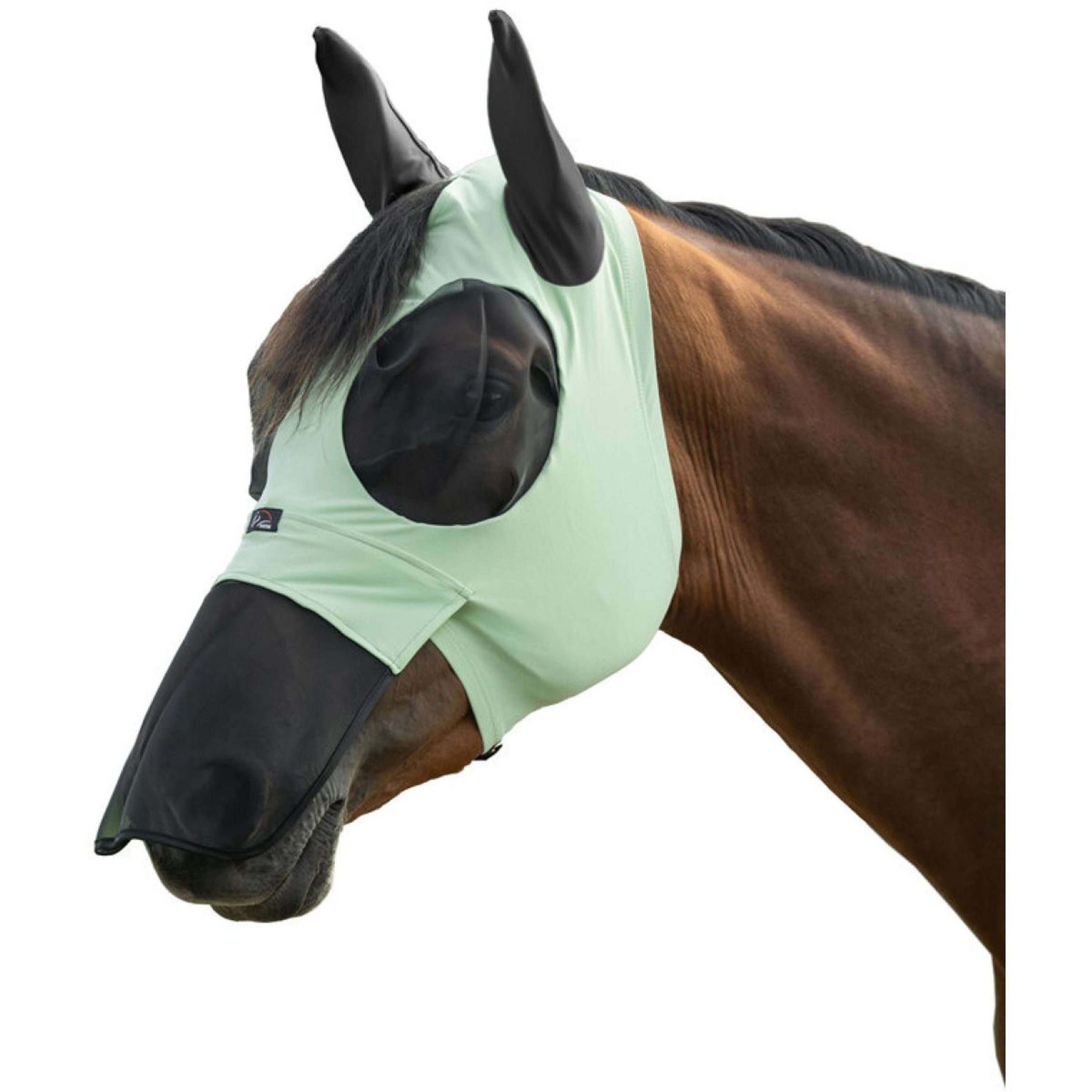 HKM Fliegenmaske Elastic Mit Nüsternschutz Jade